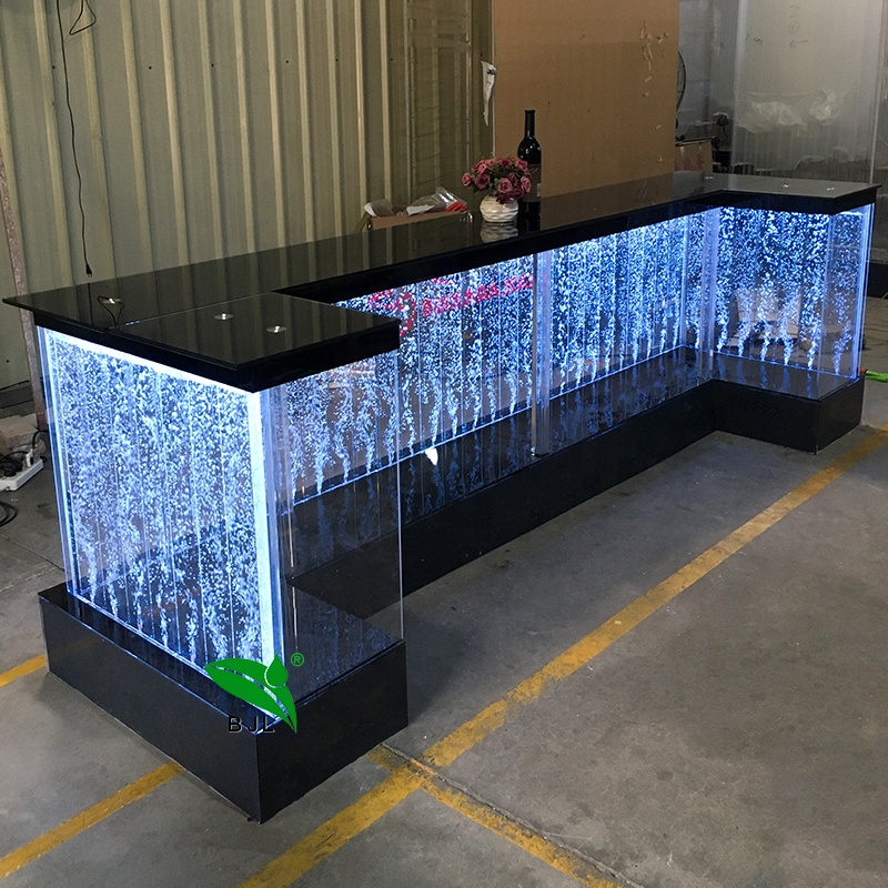 Office Furniture Logo - LED受付カウンター 格安 ロゴデザイン入り アクリル製フロントデスク サロン向け