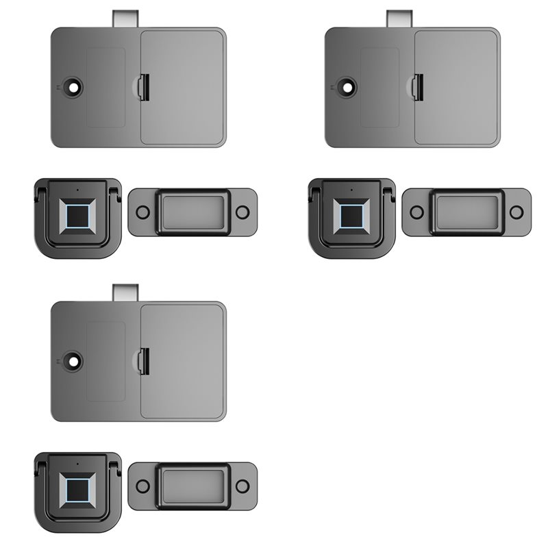 Office Furniture Cabinets - N13R-(耐久性) 3X スマート引き出し指紋ロック指紋ロックホームロッカーロックオフィス家具電子キャビネットロックベッドシ