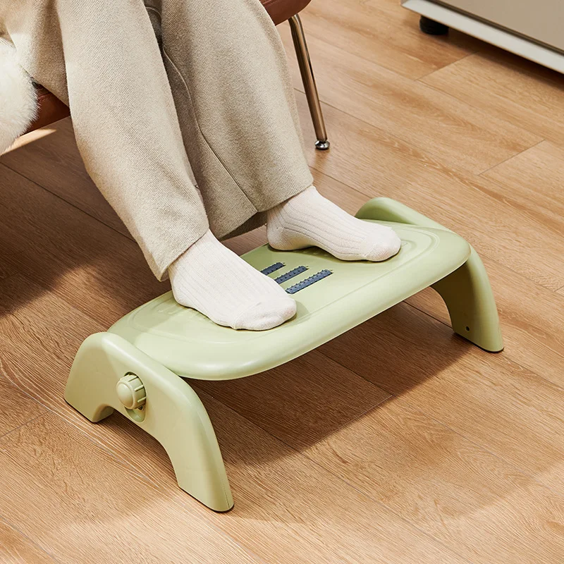 Office Furniture In China - ポータブルフットレストデスク下フットレスト人間工学に基づいたフットスツールマッサージローラー付きフットレストホームオフィスワーク用高速発送