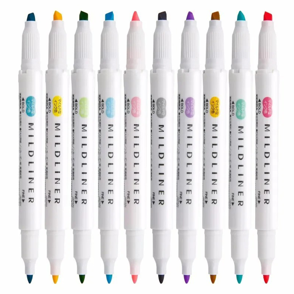 ゼブラ-ハイランダーマーカーペンセット,ソフトパステル,カラ - Zebra Pen Mildliner のレビューと価格