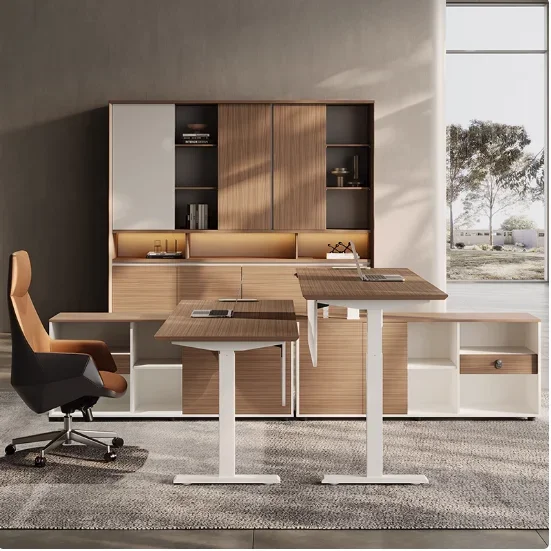 モダンなシンプルオフィスCEO社長用テーブル、マネージャーデ - Office Furniture Logo のレビューと価格