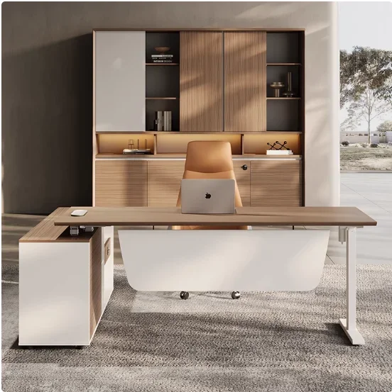 モダンなシンプルオフィスCEO社長用テーブル、マネージャーデ - Office Furniture Logo のレビューと価格