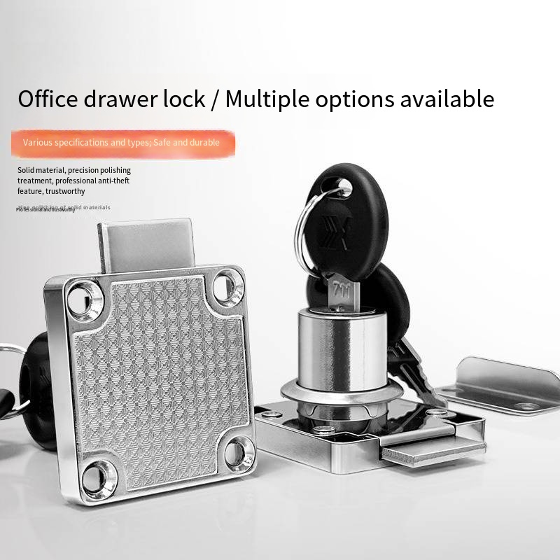キャビネット引き出しロック亜鉛合金冷間圧延鋼盗難防止安全ロッ - Office Furniture Cabinets のレビューと価格