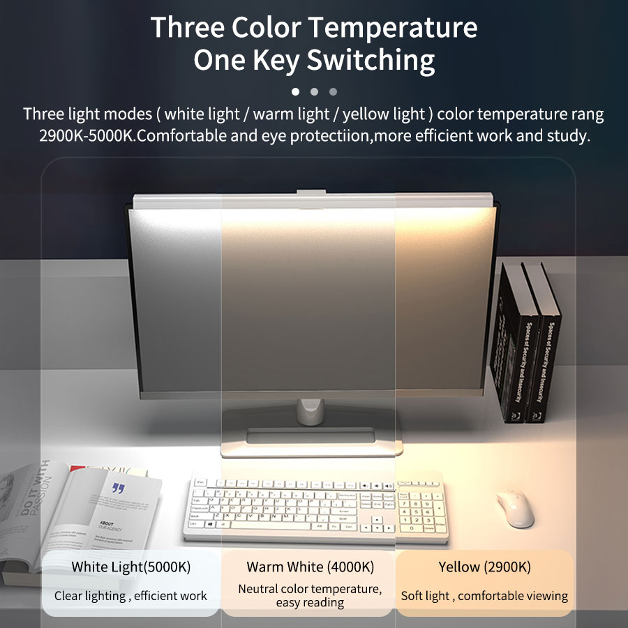 50cm LEDモニターライトバー スクリーンハンギングラン - Office Furniture Desk のレビューと価格