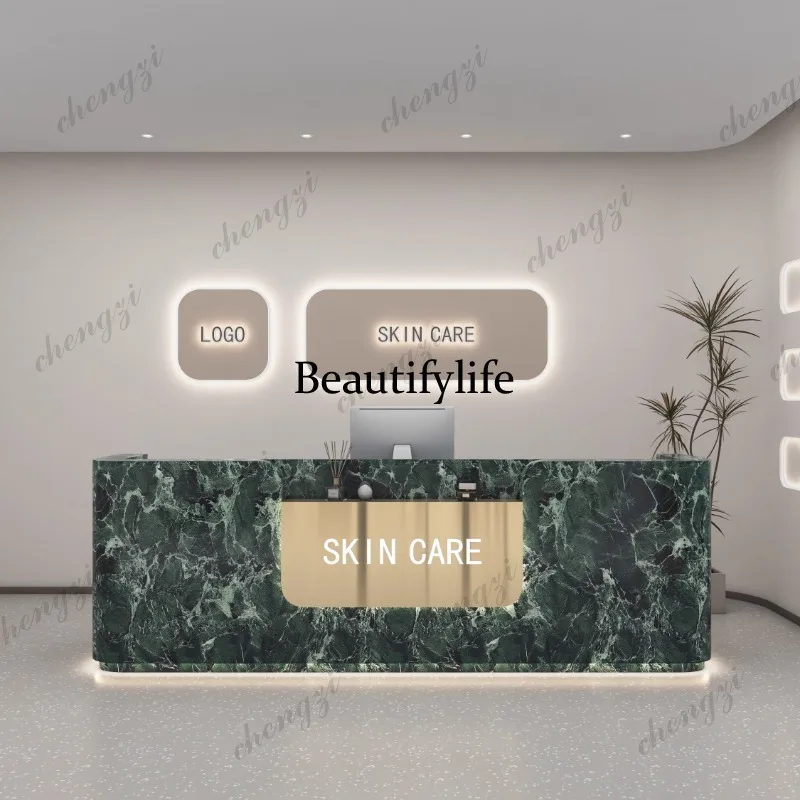 01A ロゴ ビューティー受付デスク カウンター エステティ - Office Furniture Logo のレビューと価格