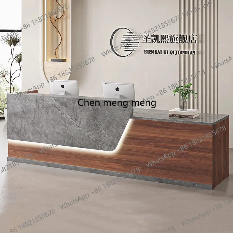 F182 サロン モダン受付デスク 高級美容ホームクリニック - Office Furniture Logo のレビューと価格
