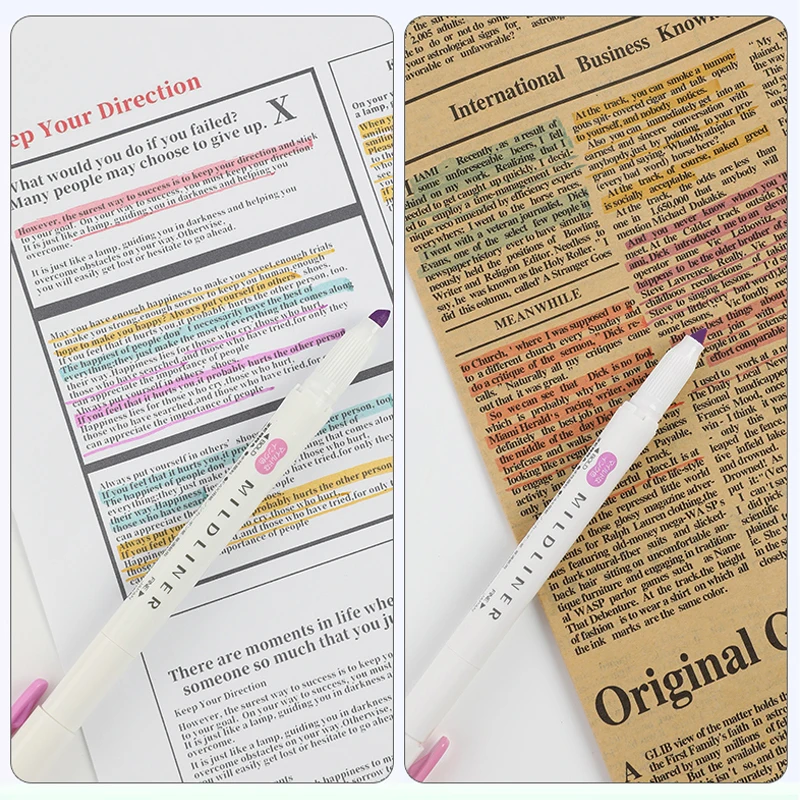 ゼブラ-マイドライナー蛍光ペンセット、wkt7、ダブルヘッド - Zebra Pen Mildliner のレビューと価格
