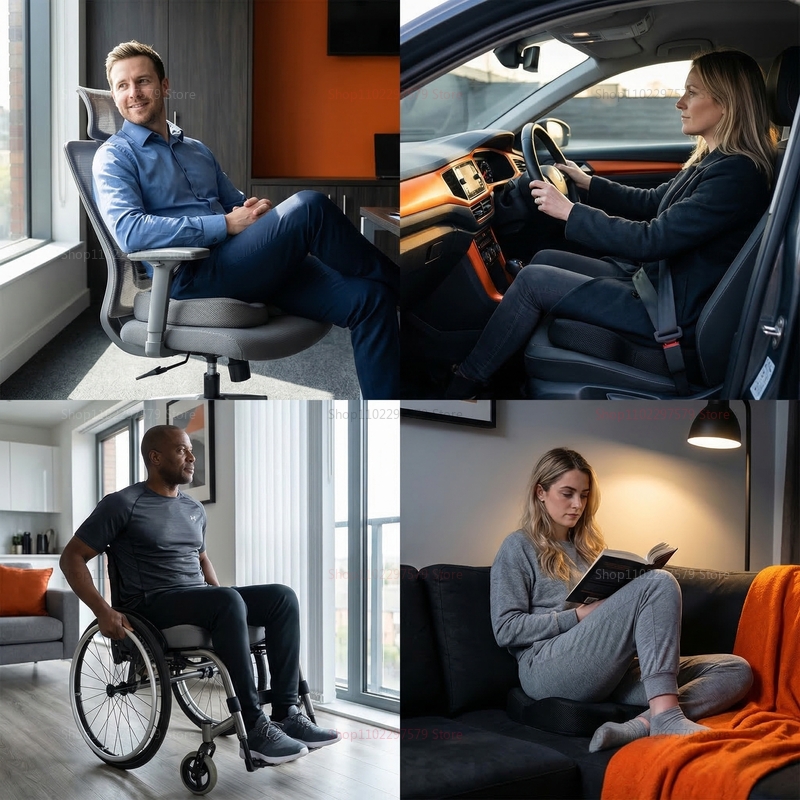 トラベルシートクッション メモリーフォーム U字型枕 椅子  - Visitor Chair Padded のレビューと価格
