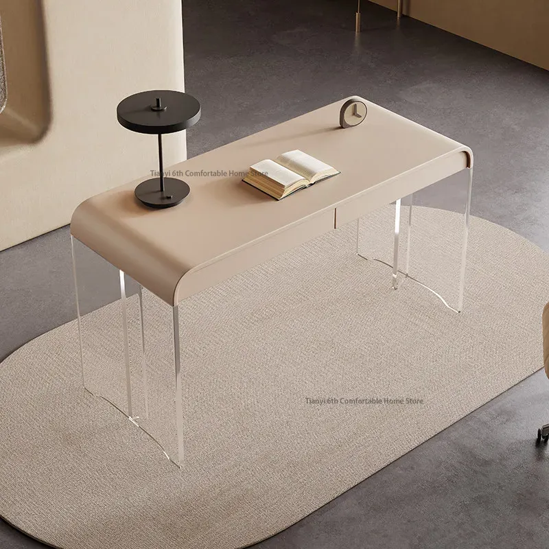 イタリアのミニマリストデスク北欧クリエイティブアクリルリビン - Office Furniture Desk のレビューと価格