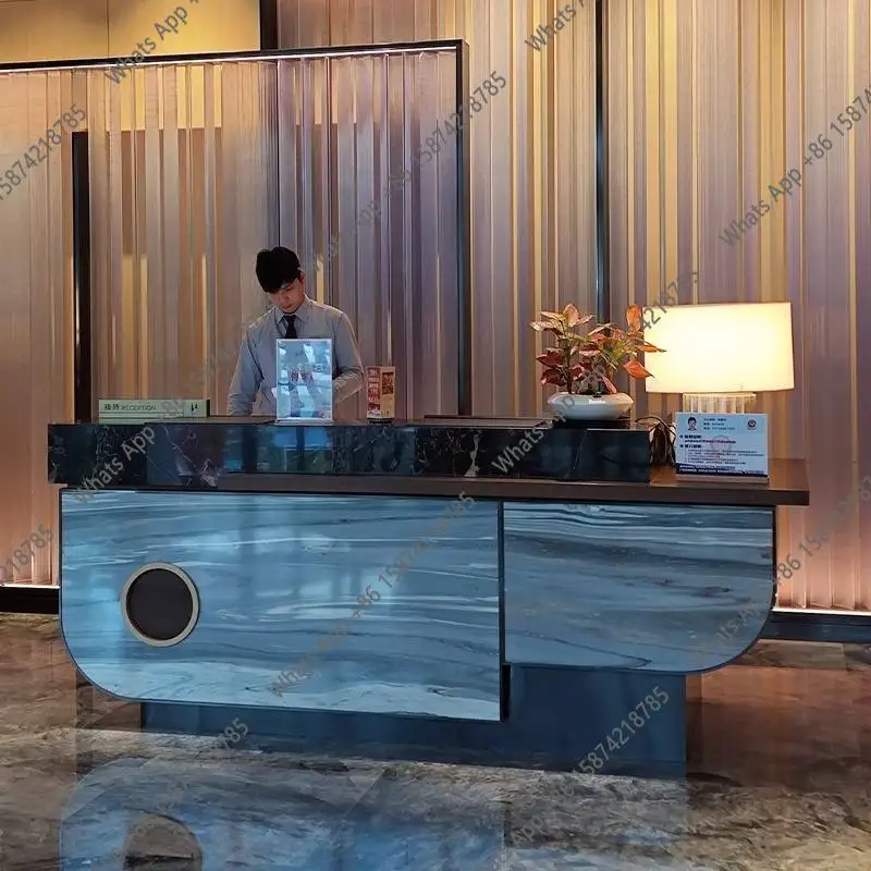 A68 Sm Sm 大型ホテル 美容受付デスク ロゴ入りカウ - Office Furniture Logo のレビューと価格