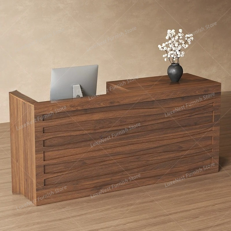 オフィスビューティーレセプションデスクロゴ高級シンプルモダン - Office Furniture Logo のレビューと価格