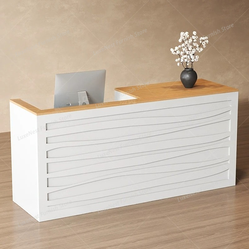 オフィスビューティーレセプションデスクロゴ高級シンプルモダン - Office Furniture Logo のレビューと価格