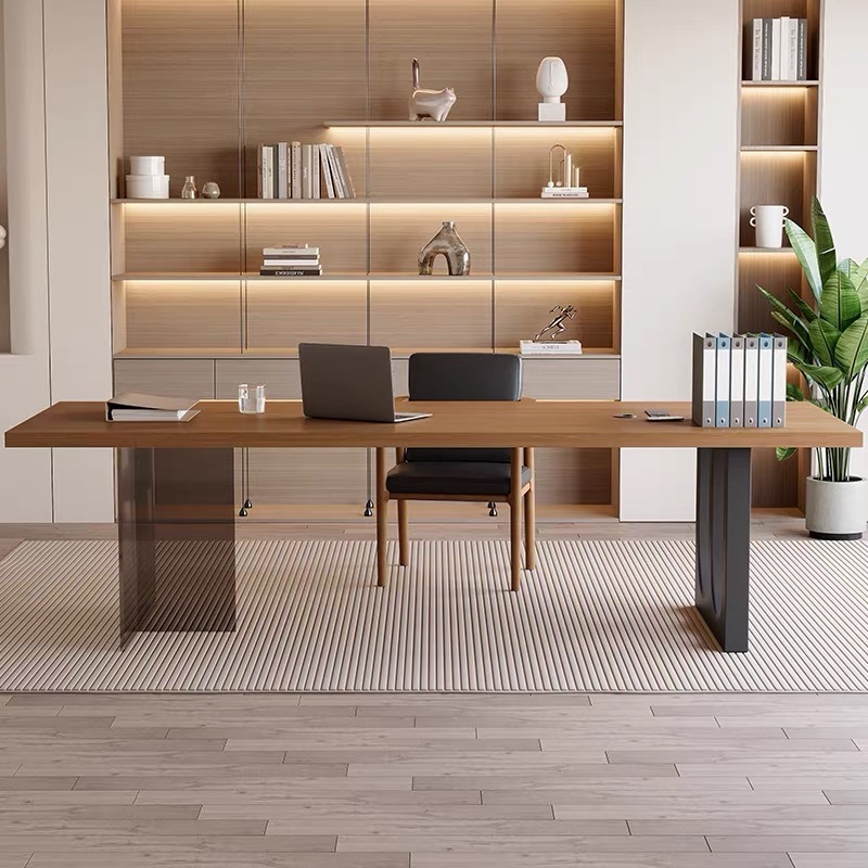 イタリア製アクリル製フローティング木製オフィスデスクモダンシ - Office Furniture Desk のレビューと価格