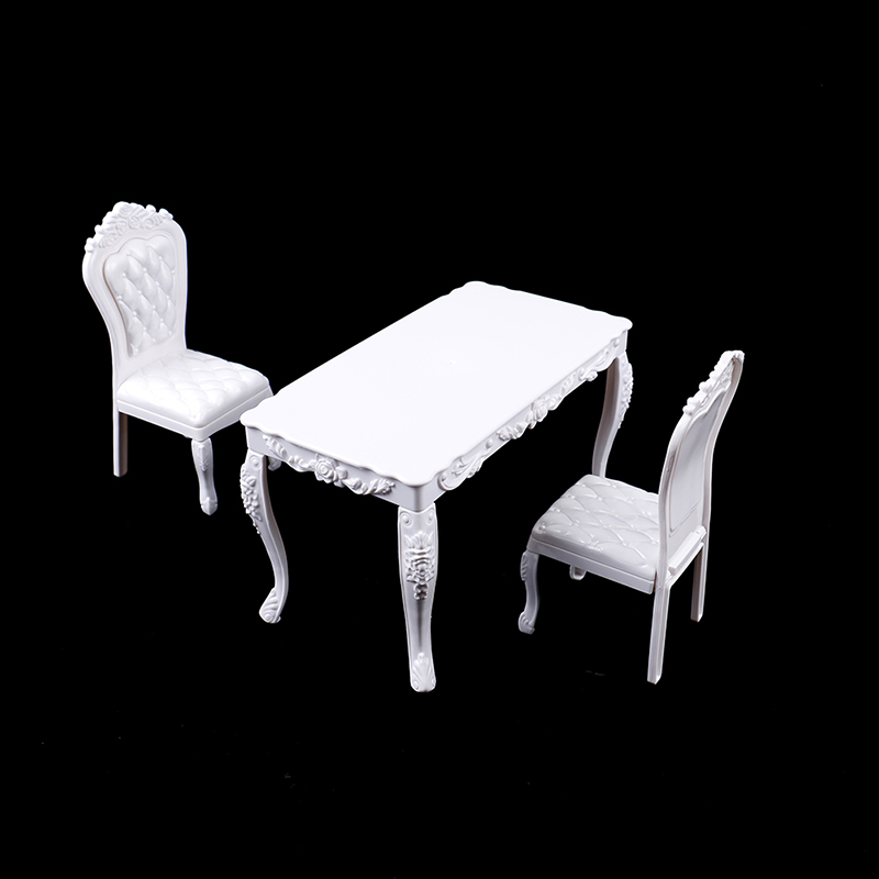 ドールハウス 1:6 キッチン家具 ダイニングテーブル 椅子 - Office Furniture Desk のレビューと価格