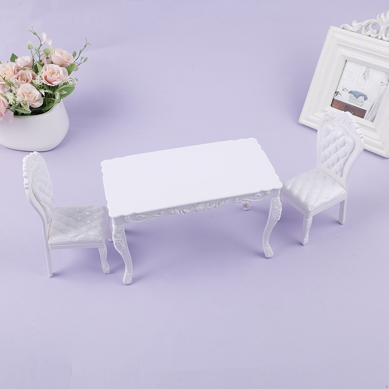 ドールハウス 1:6 キッチン家具 ダイニングテーブル 椅子 - Office Furniture Desk のレビューと価格