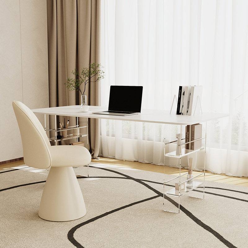 北欧の高級焼結石デスクモダンデザインバルコニーフローティング - Office Furniture Desk のレビューと価格