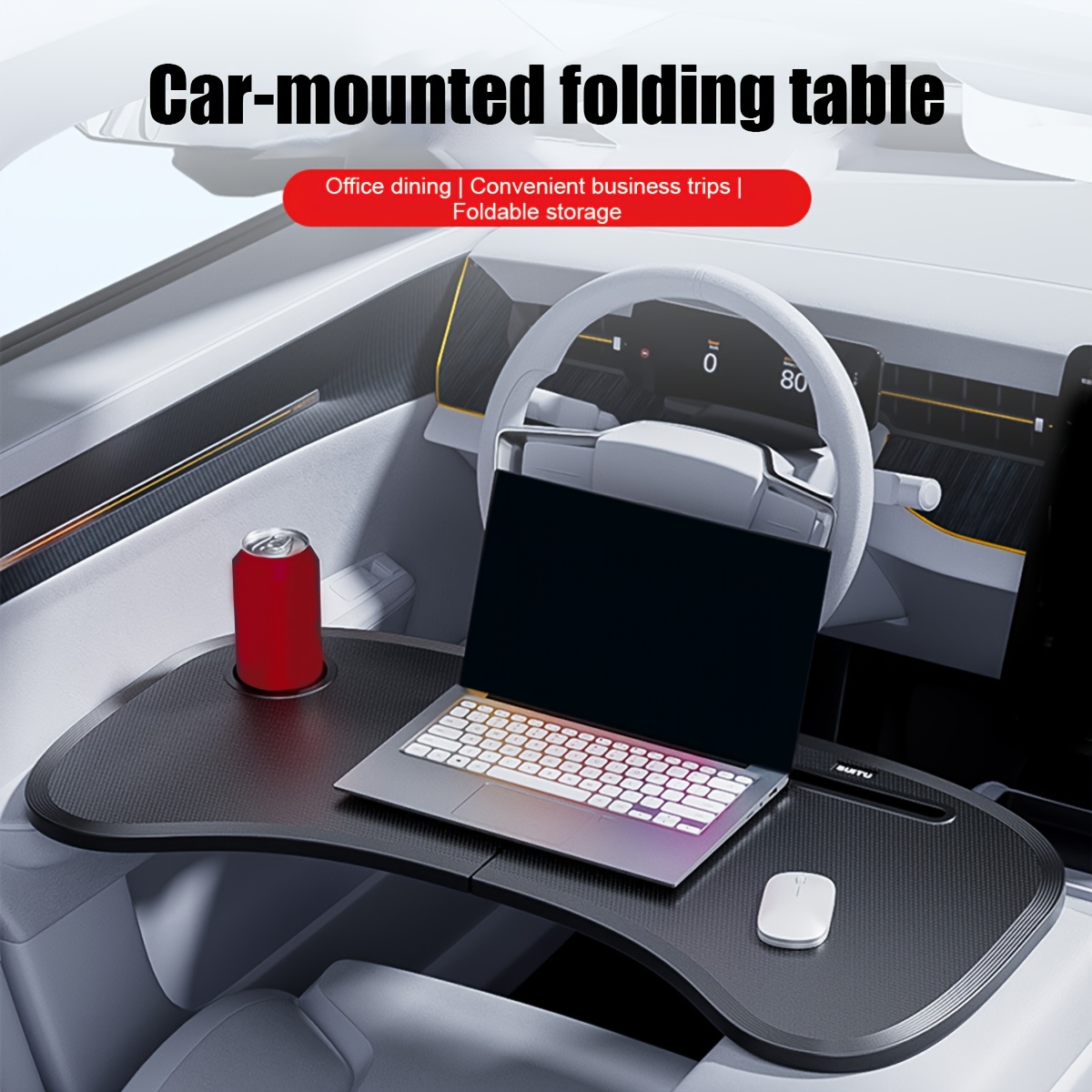 1 個車用折りたたみ式ステアリングホイールテーブル車用収納テ - Office Furniture Desk のレビューと価格