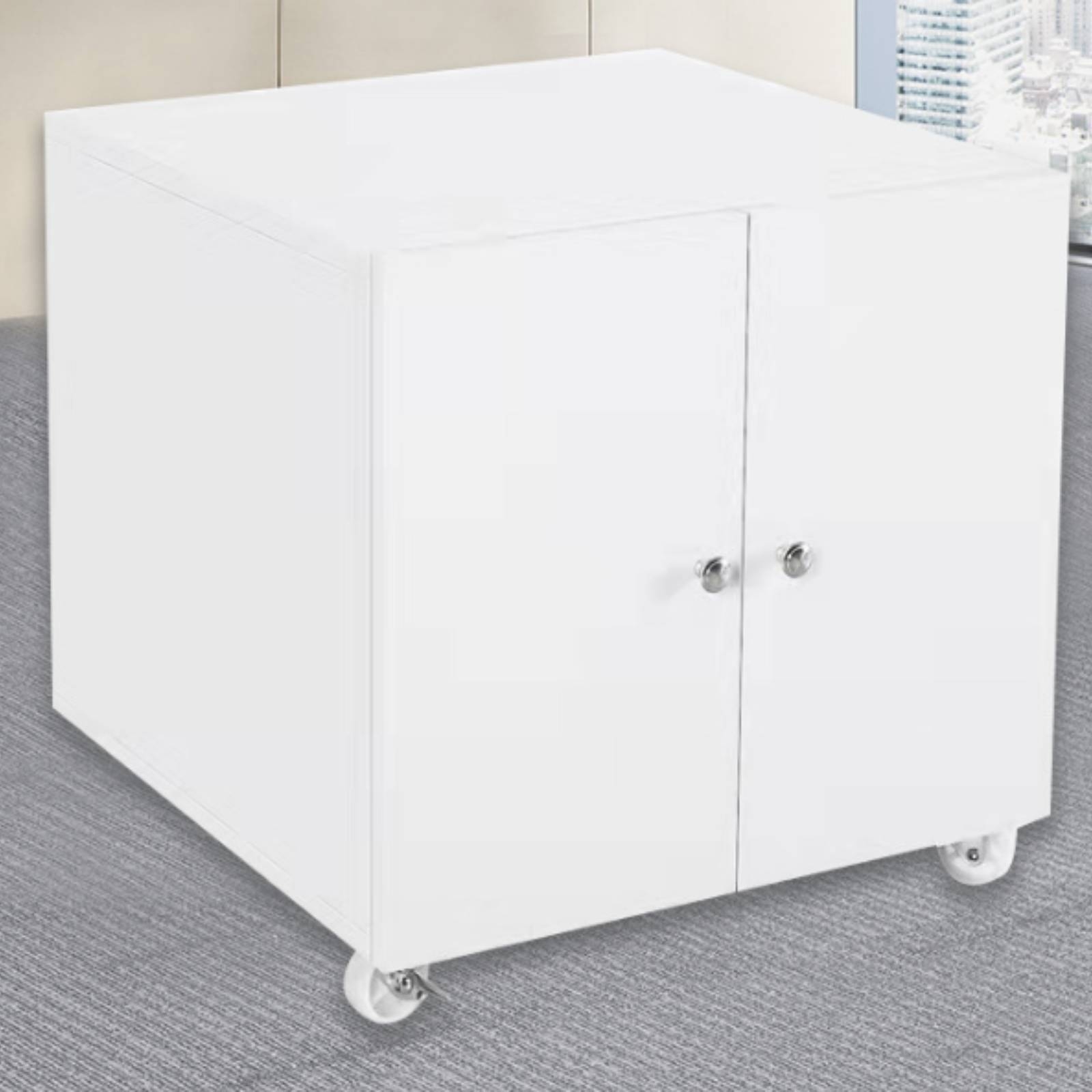 オフィス家具 スチール製キャスター付きキャビネット エンクロ - Office Furniture Cabinets のレビューと価格