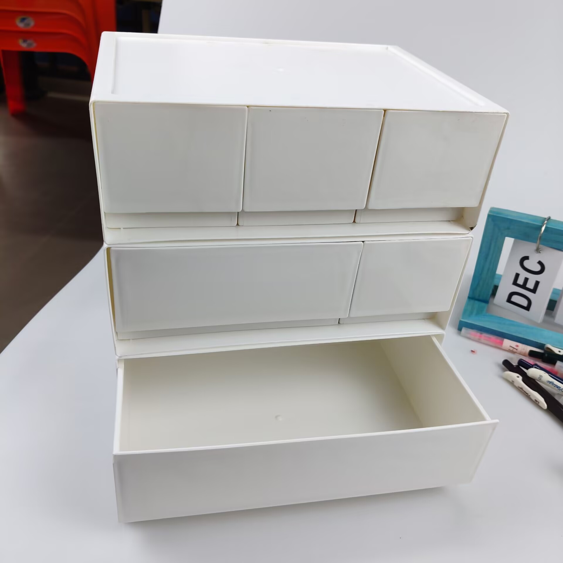 デスクトップ収納ボックス、引き出し、化粧品棚、デスク、デスク - Office Furniture Cabinets のレビューと価格