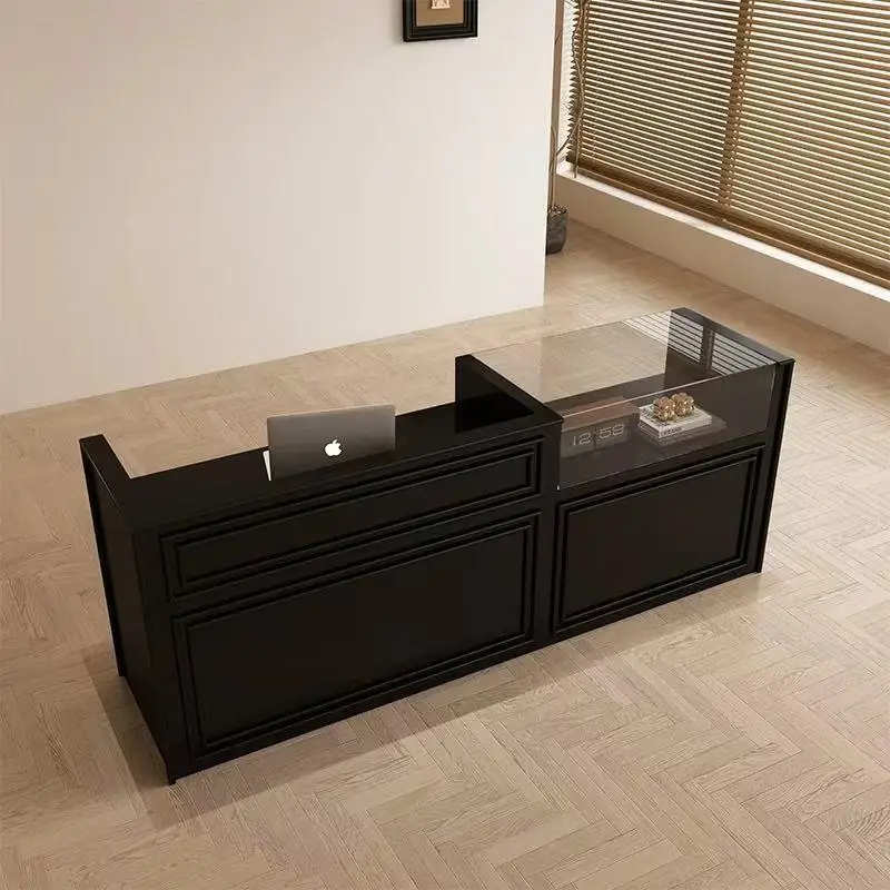 カスタムモダンオフィス受付デスク衣料品店美容室バーMDF高級 - Office Furniture Desk のレビューと価格